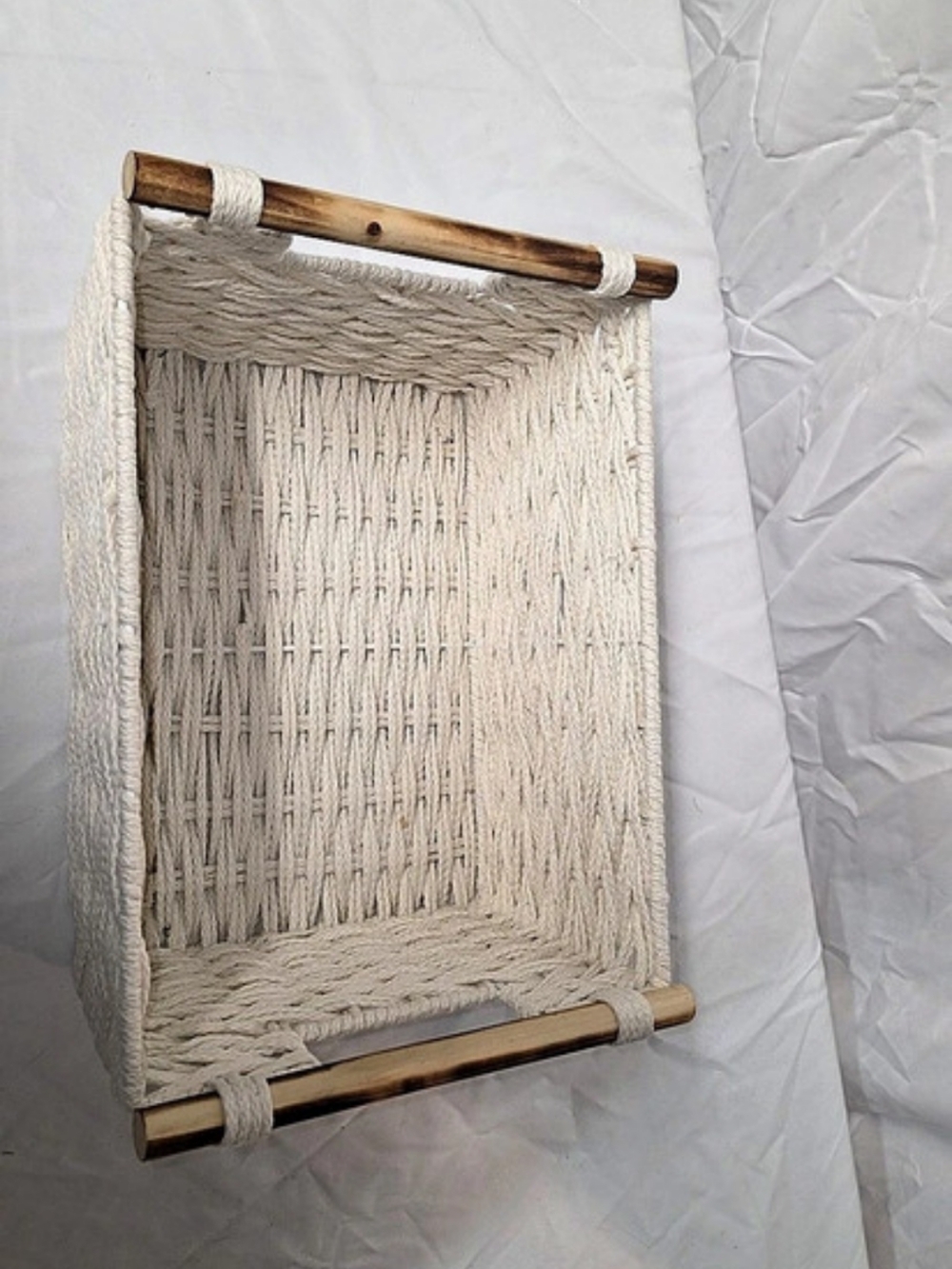 Woven Wall Tapestry in Cream